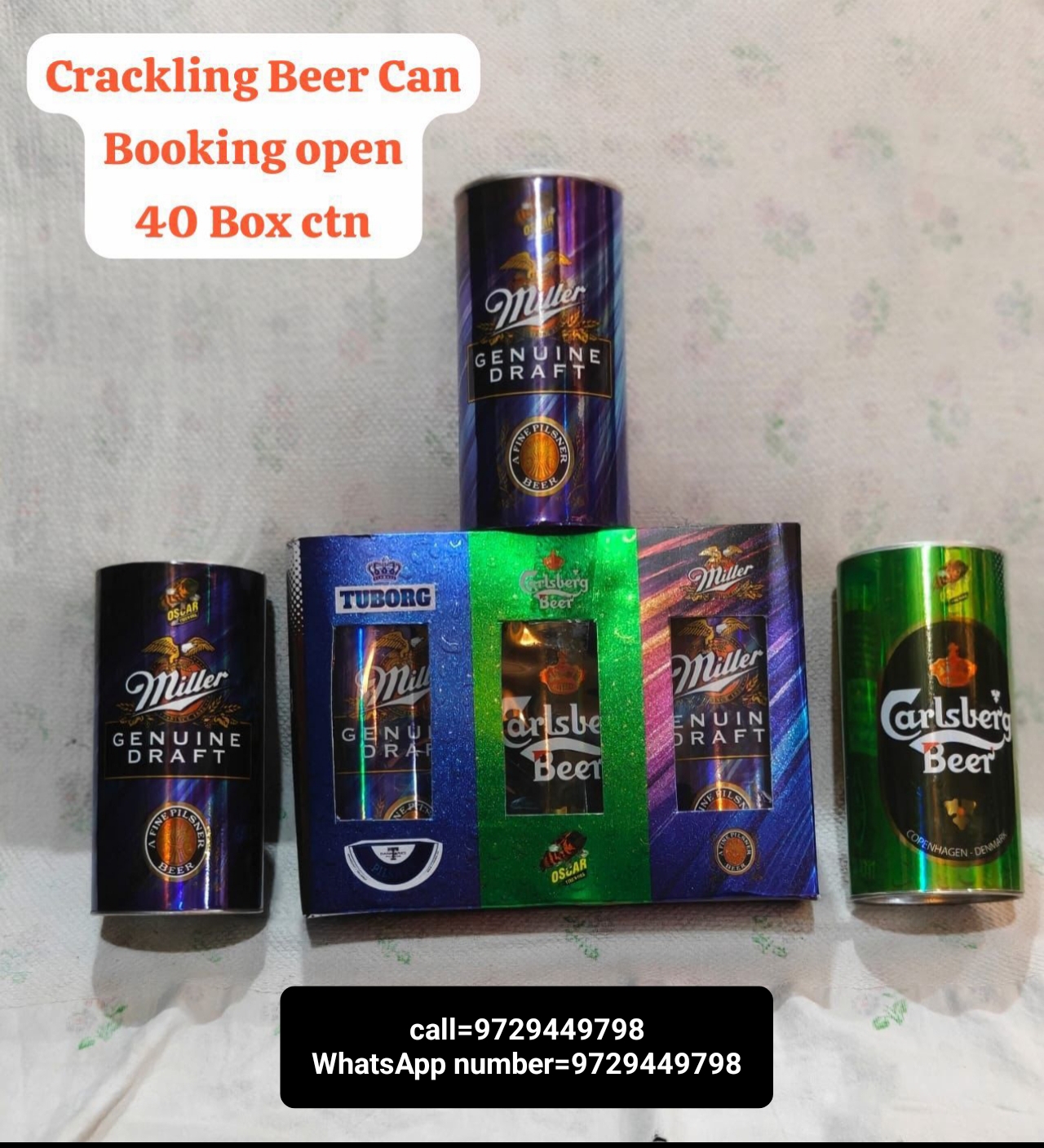TIN BEER CRACKLING FOUNDATION (6 VARITIES)
