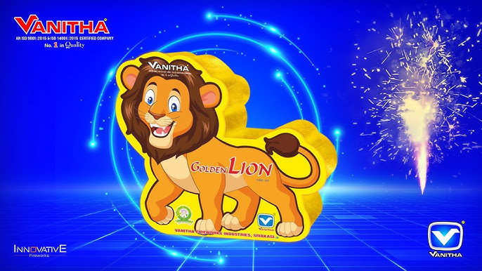 VANITHA - GOLDEN LION ( 3 STEP GOLD CRACKLING)