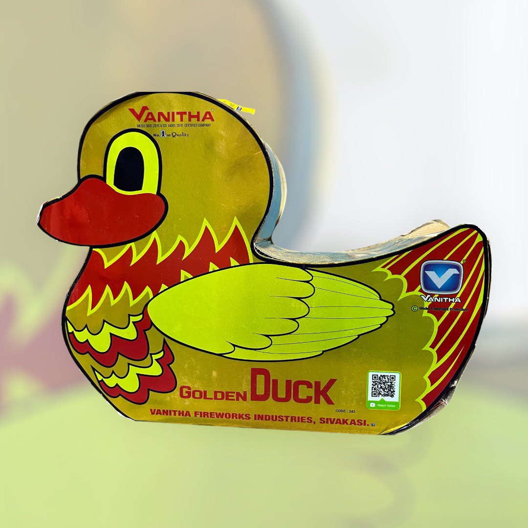 VANITHA - GOLDEN DUCK  ( 3 STEP GOLD CRACKLING )